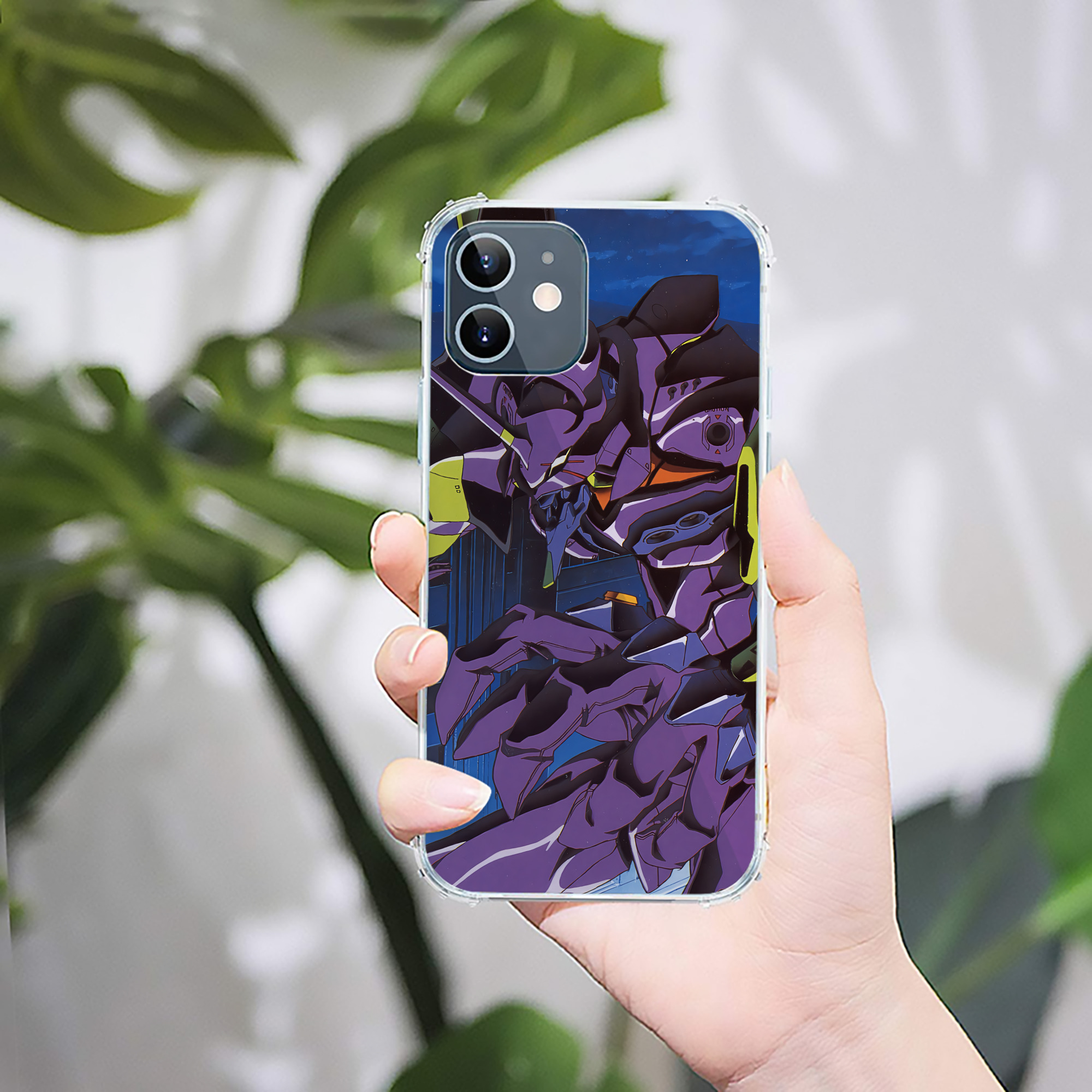 （画像用） EVA 新世紀エヴァンゲリオン 【iPhone 12シリーズ対応】透明スマホケース（クリアソフトケース）